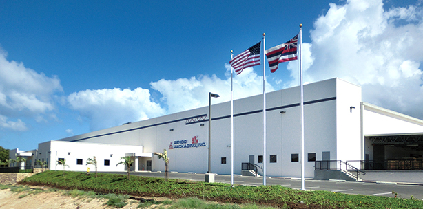 External view of Rengo Packaging, Inc.'s new plant