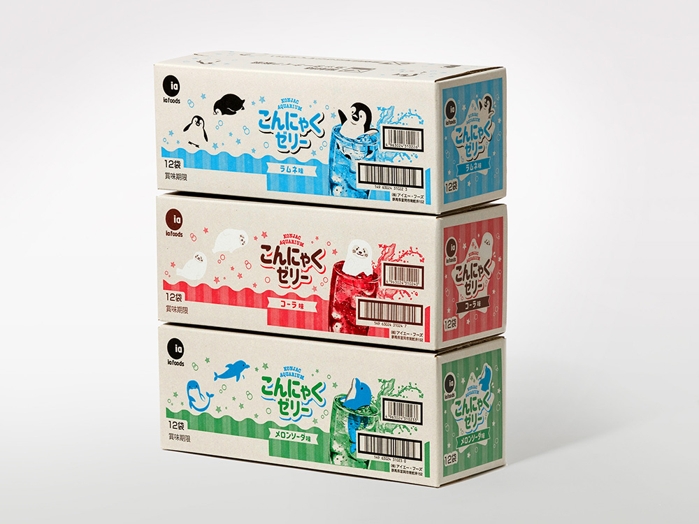 Soda Flavor Konjac Jelly Carton Box