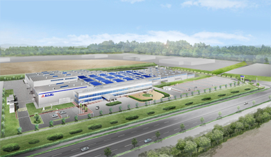 Conceptual drawing of the completed Shin-Sendai Plant