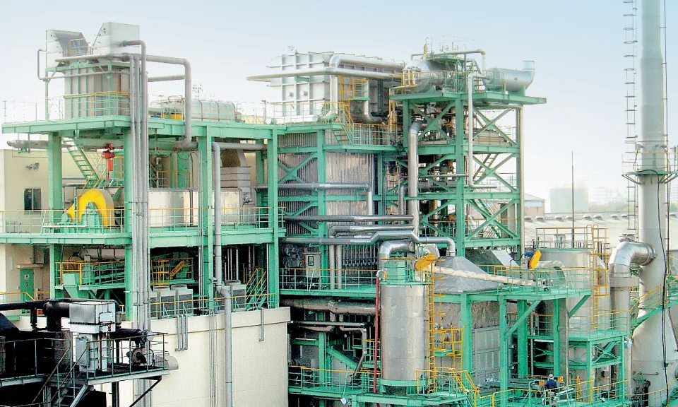 バイオマス焼却発電設備（八潮工場）