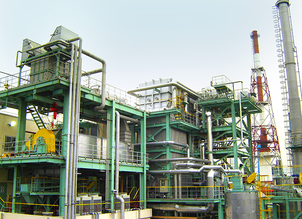Photo26: Biomass incineration power plant (Yashio Mill) 