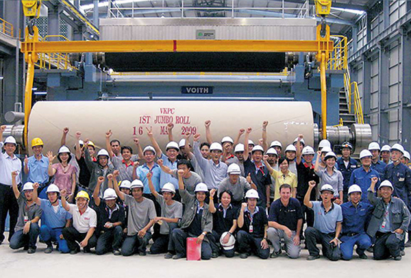 Photo29:New paper mill, a joint venture in Vietnam