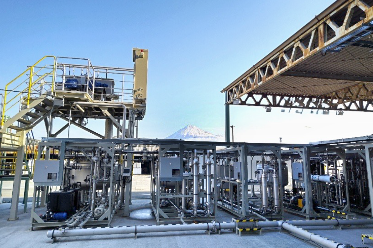 Taiko Paper Mfg.'s second-generation bioethanol demonstration plant