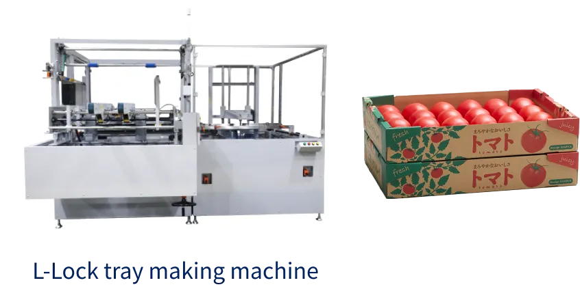 L-Lock tray making machine