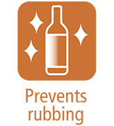 Prevents rubbing
