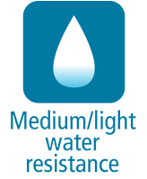 Medium/light water resistance