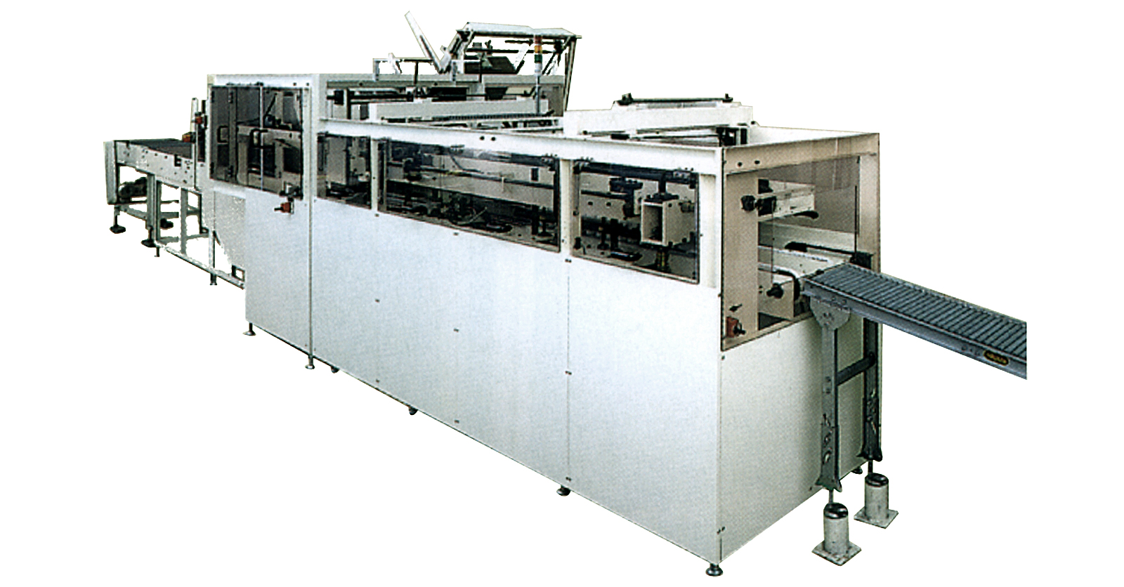 SP-10 High-Speed Wraparound forming machine (for cans, PET bottles, and glass bottles)
