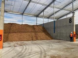 New Biomass Fuel Storage Facility Established at the Tonegawa Division