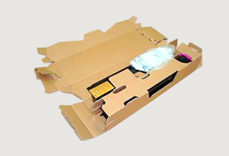 カラープリンタ用トナー“縦置き禁止包装”の改良