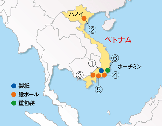 ベトナム地図