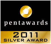 Pentawards 2011銀賞ロゴマーク 