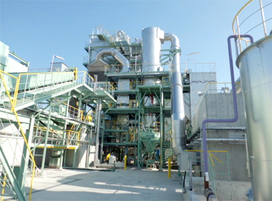 Biomass incineration facility