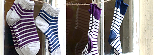 セルガイア配合梅炭抄繊糸を用いた抗菌服飾雑貨製品例