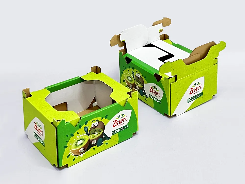 脱プラ&省人化!このまま売れるフルーツBOX