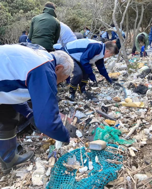 対馬市を訪問し、漂着ごみなど海洋課題の視察・研修 イメージ