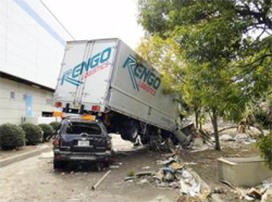 Earthquake damage at the Sendai Plant